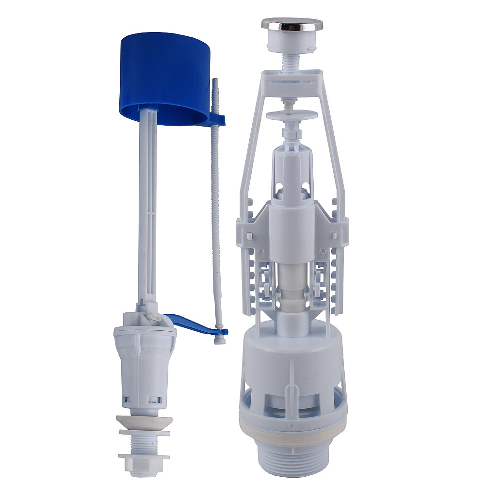 Набір для бачка унітазу OPTIMUM  нижн підв пласт 1/2″ і зливним механізмом з однією кнопкою OPTI 0710 Тернопіль - фото 2