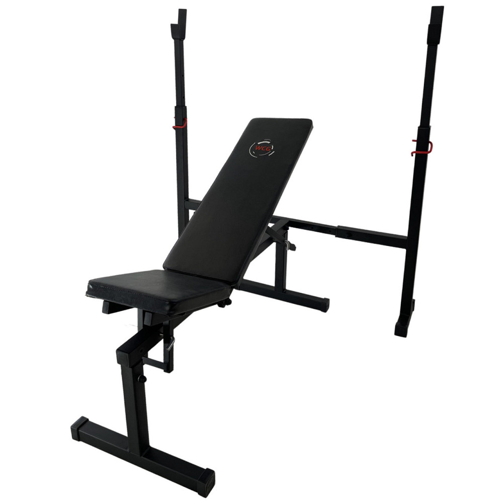 Лава для жиму зі стійками під штангу посилена WCG-004 регульована Київ - фото 2