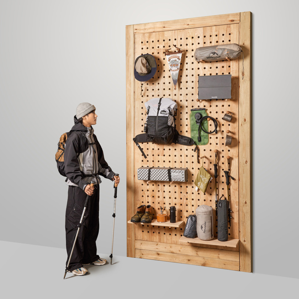 Рюкзак туристичний Naturehike Helium CNK2300016, 30+5 л, коричневий Київ - фото 8