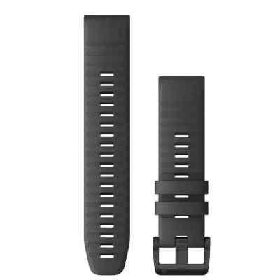 Ремешок для смарт-часов Garmin fenix 6 solar 22mm QuickFit Slate Gray Silicone (010-12863-22) Винница
