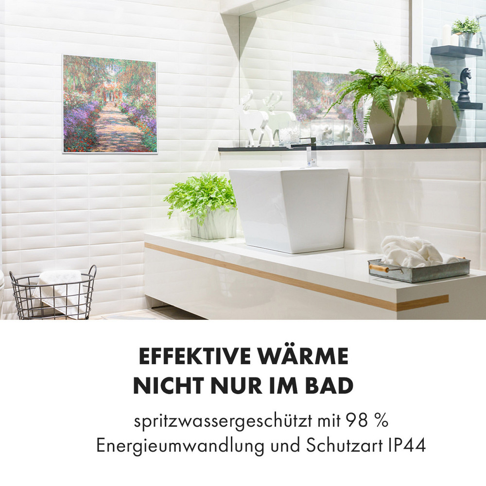 Розумний інфрачервоний нагрівач Wonderwall Air Art 60x60 см, 350 Вт, настінне встановлення, керування Рівне - фото 6