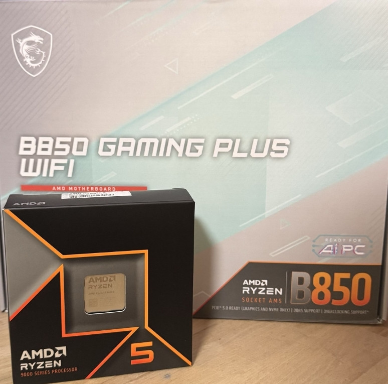 Топ комплект AM5 Ryzen 9600X, B850 Msi Gaming материнська плата, проц. Київ - фото 5