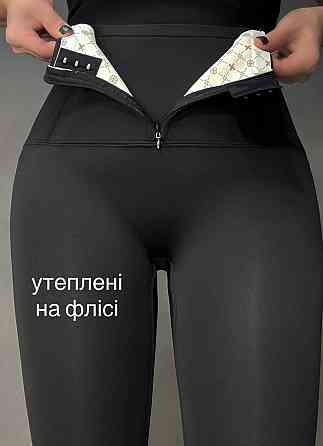 Лосины женские Bocska 2806 утепленные на меху с корсетом черные, черный, SM Киев