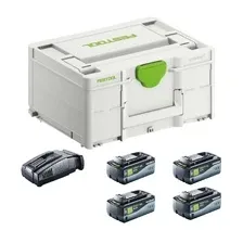 Festool SYS 18V 4x8,0/SCA16 Energy Set 4x Акумулятор 18 V 8,0 Ah ( 577323 ) + ładowarka 576953 Systainer Киев