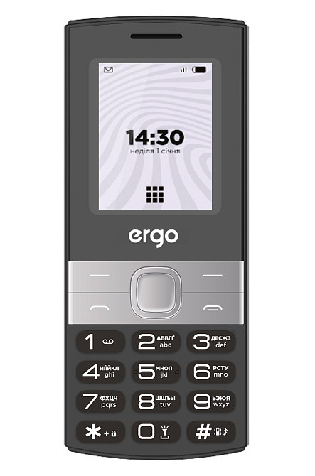 Мобильный телефон ERGO B185 Dual Sim Black (7137267) Киев - изображение 1