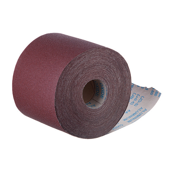 Шкурка шліфувальна, тканинна основа, К60, 200 мм × 50 м INTERTOOL BT-0716 Київ - фото 1