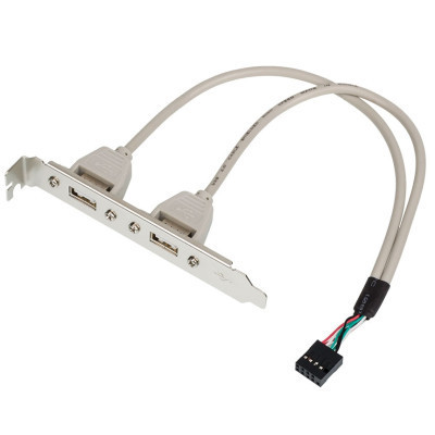 Кабель для передачи данных косичка (для системної плати), 2xUSB 2.0 Atcom (15257) Винница - изображение 1