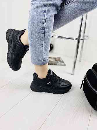 Кроссовки женские SIYING черные эко-шкіра 38р.-23,2см 39р.-23,8см (2616) Коломыя