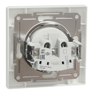 Розетка Schneider Electric ASFORA без заземлення біла (EPH3000121) Вінниця - фото 7