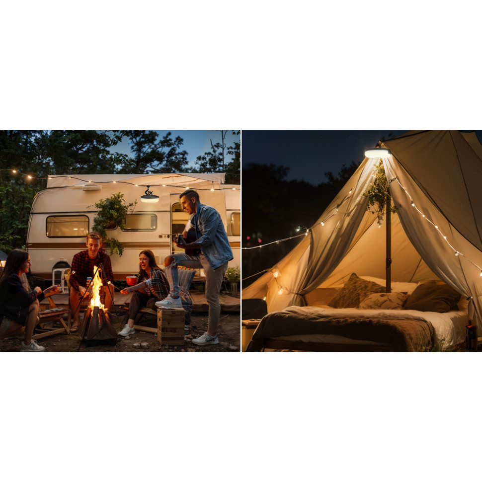 Кемпінговий ліхтар-гірлянда NexTool Milky Way - GW20, біла (20 метрів) Київ - фото 11