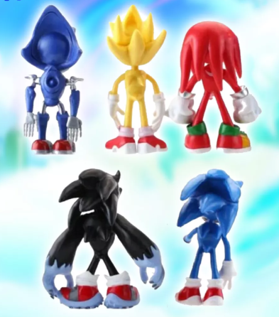 Набір ігрових фігурок Sonic 5 штук, іграшкові фігурки Сонік великі рухомі ( 122 ) Харьков