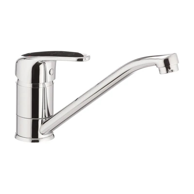 Кухонний змішувач Cron Magic 004 з чорною ручкою (CR0105) Харків - фото 1