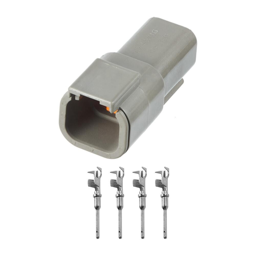 Роз'єм конектор 4-кон., Спецтехника, DTM04-4P, ATM04-4P, DEUTSCH Америка, Британия, Германия CAT, JCB, MAN 40643 Київ - фото 1