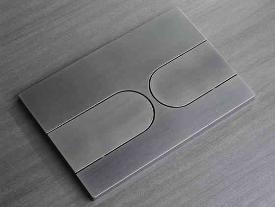Панель змиву Koer KT-0604-07 240x160x10mm пластикова, кнопка закруглена   ( KR5325 ) 26889 Харків