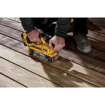 Шліфувальна машина DeWALT XR Li-Ion 18 В 2x5Ah, 198-320 м/хв, стрічка 75х533 мм (DCW220P2) Вінниця