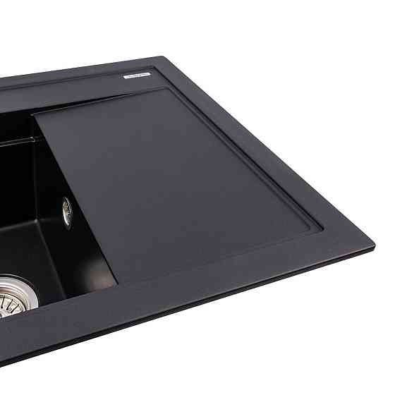 Гранітна мийка VALESO ATRUM 7950 матова Чорна Коломыя