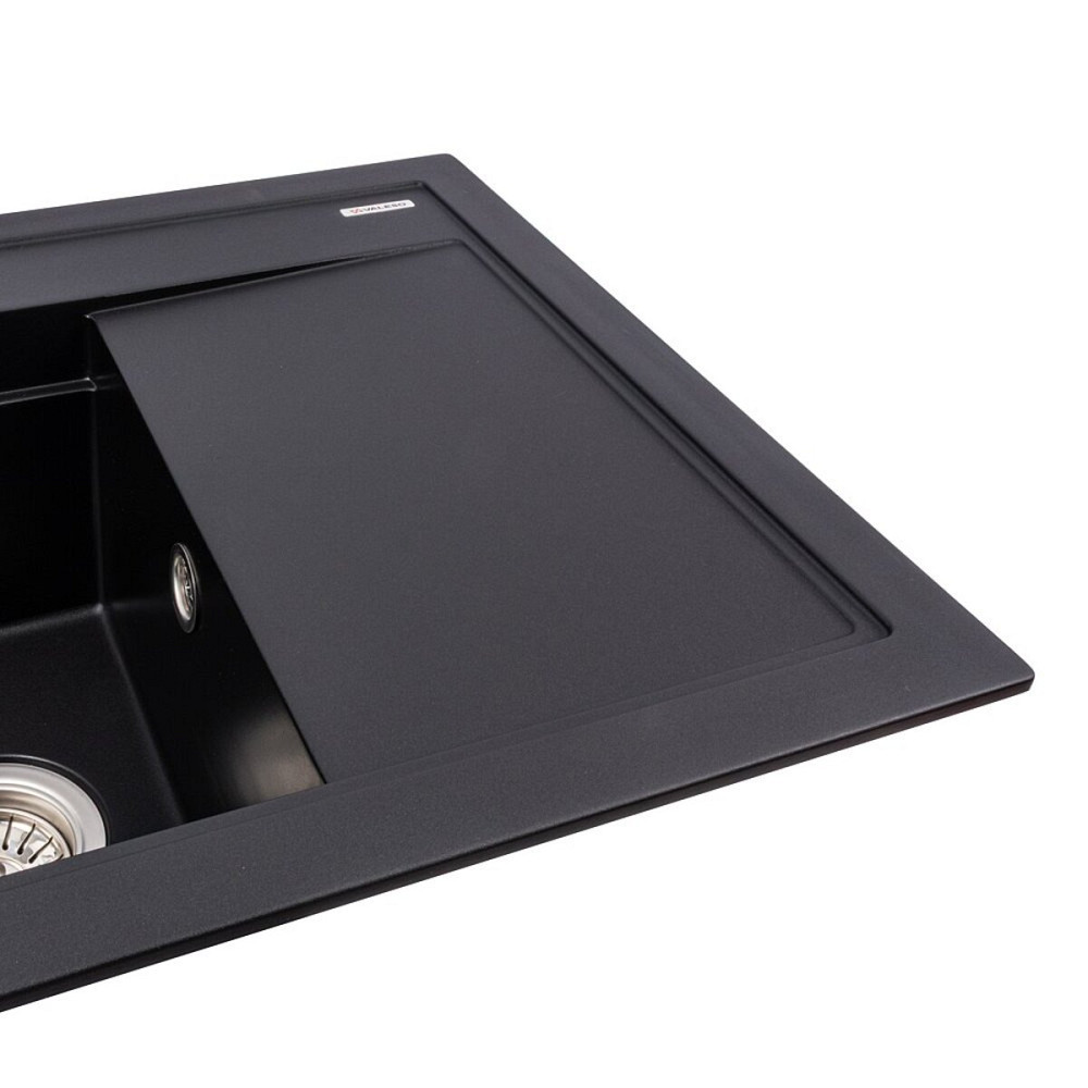 Гранітна мийка VALESO ATRUM 7950 матова Чорна Коломыя - изображение 5