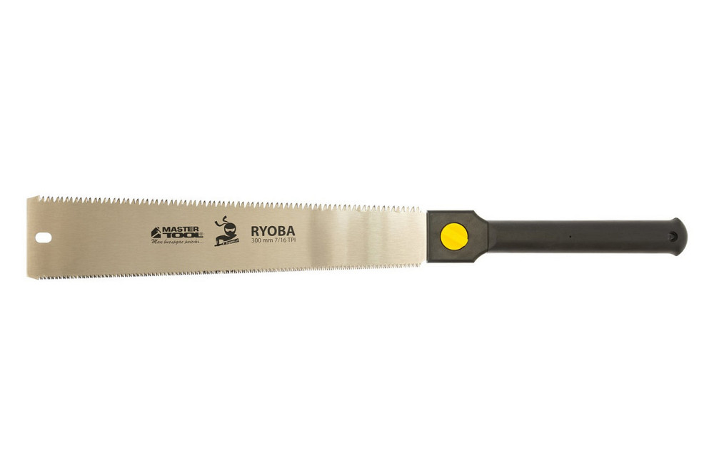 Ножівка столярна MASTERTOOL 7TPI/16TPI JAPAN CUT RYOBA 300 мм загартований зуб 3-D заточування 14-2714 Рівне - фото 2