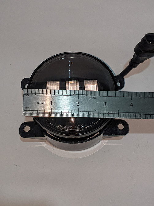 Протитуманні фари LED універсальна 3,5 дюйма 90 мм туманка 60 ватт біла (один режим) Харків - фото 10