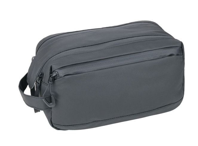 Сумка-косметичка Troika Black Washbag 2 полиэстер (32 х 15 х 4.5 см) Черный Винница - изображение 1