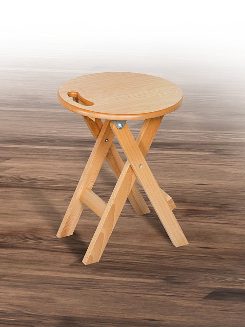 Табурет Т-69, натуральний Київ - фото 1