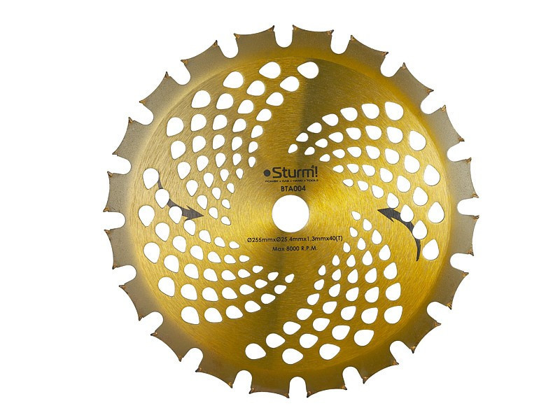 Диск к триммеру 2 cтороний 255мм 40 зубьев Gold Sturm BTA004 (читать описание) Ровно - изображение 1