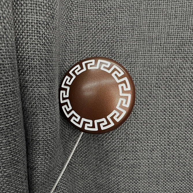 Магниты для штор и гардин Афина 2 шт Коричневый (81-272) Киев - изображение 3