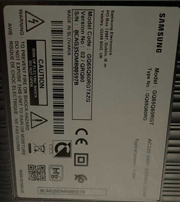 Телевизор Безрамный: 65дюйма, 4К, 120Гц.QLED , Smart, Samsung 65Q60R. Харьков - изображение 6