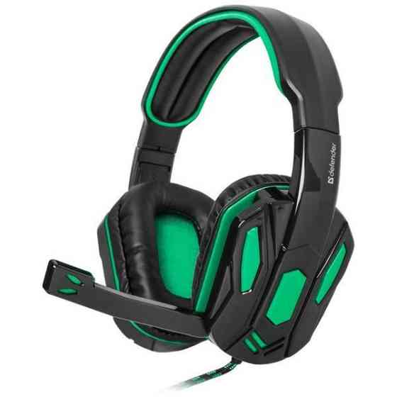 Ігрові навушники Defender Warhead G-275 1.8м Зелено-чорні Вінниця