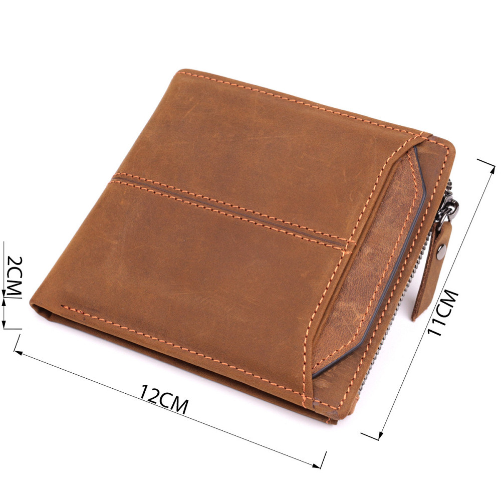 Практичный кошелек для мужчин из натуральной кожи 22856 Vintage Коричневый Киев - изображение 3