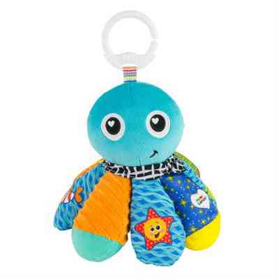 Игрушка на коляску Lamaze Осьминог с пищалкой и зеркальцем (L27514) Винница