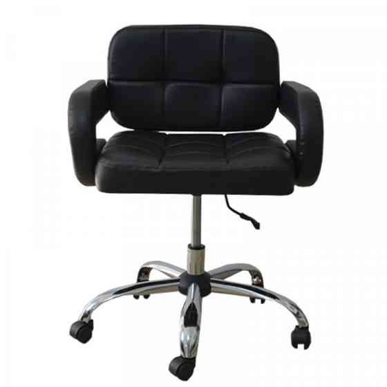 Крісло майстра на колесах Джессі (Чорний) Київ