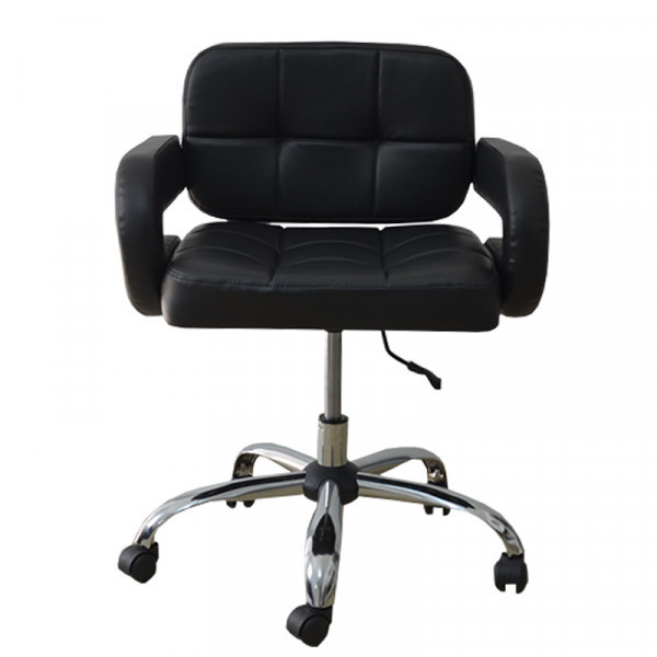 Крісло майстра на колесах Джессі (Чорний) Київ - фото 3