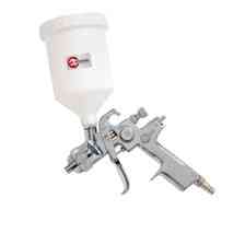 Пистолет покрасочный HVLP d-1.4 с верх. пласт. бачком 600мл STEEL PROF Мукачево