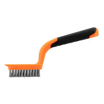 Щетка по металлу Neo Tools 5х11 рядов, прямая проволока 0.3мм, 180мм, двухкомпонентная рукоятка (39-051) Винница