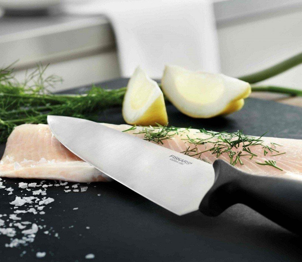 Набор Кухонных Ножей 5 предметов в деревянном блоке Fiskars 