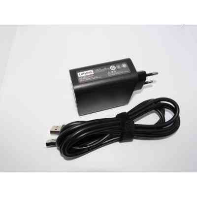 Блок живлення до ноутбуку Lenovo 65W 20V, 3.25A / 5V, 2A разъем bevel USB (косой) wall mount (ADL65WDA / A40248) Вінниця