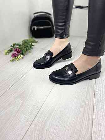 Vikttorio Туфлі жіночі VIKTTORIO ЖАЗИНА чорні (весна-осінь, шкіра натуральна) (2699) 36р. Коломия