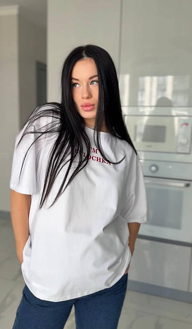 Жіноча стильна оверсайз футболка “I’M BULOCHKA” кулір Одеса - фото 4