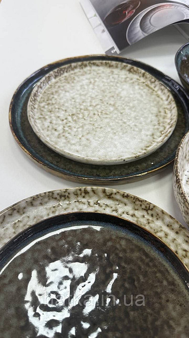 Тарілка Olens "Нормандія" 21 см кераміка кругла для дому та ресторану Київ - фото 2