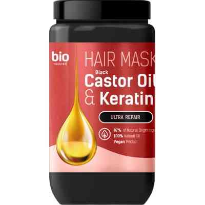 Маска для волос Bio Naturell Castor Oil & Keratin 946 мл (4820168434037) Винница