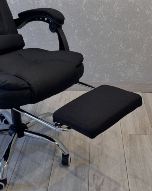 Кресло КОМПЮТЕРНОЕ офисное ортопедическое эргономичное компьютерное мягкое с подставкой для ног и массаже-ром из ткани усиленно Львов - изображение 7