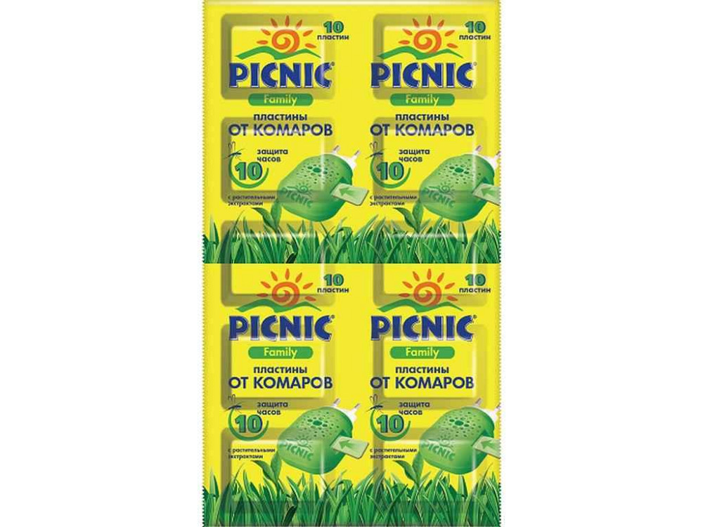 Пластины от комаров (10 шт) Picnic Family ТМ PICNIC Киев - изображение 1