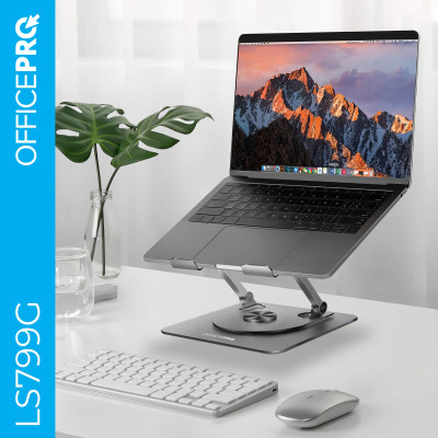 Підставка до ноутбука OfficePro LS799G Aluminum alloy Gray (LS799G) Вінниця - фото 9