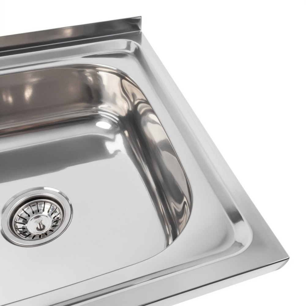 VALESO Кухонна мийка з нержавіючої сталі Valeso ПОЛІРОВКА 8050 R (0,7/160 мм) Киев - изображение 4