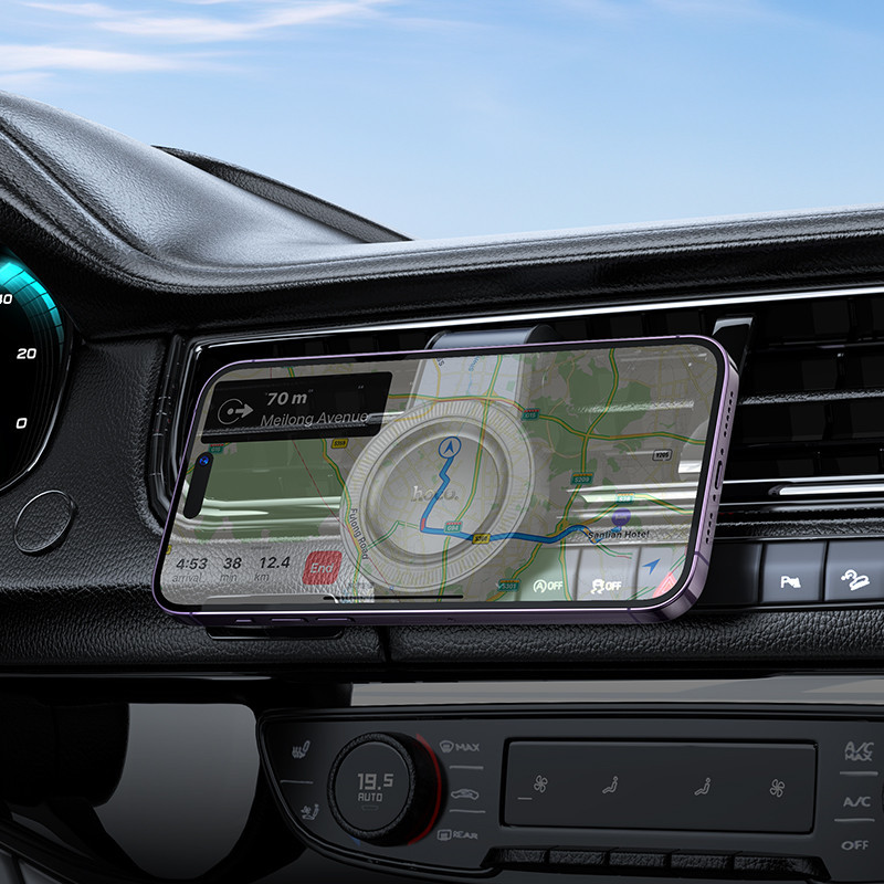 Автотримач для телефону HOCO H59 Магнітний чорний Київ - фото 2