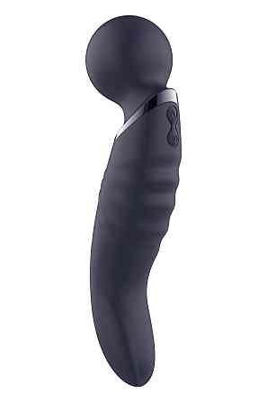 Вібратор мікрофон вигнутий подвійний стимуляції Dream Toys Glam Dual Wand Vibe, фіолетовий Sex Aura Київ