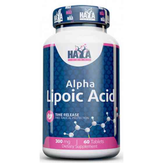 Альфа-ліпоєва кислота Haya Labs Alpha Lipoic Acid 300 мг 60 таблеток Луцьк