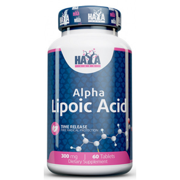 Альфа-ліпоєва кислота Haya Labs Alpha Lipoic Acid 300 мг 60 таблеток Луцьк - фото 1