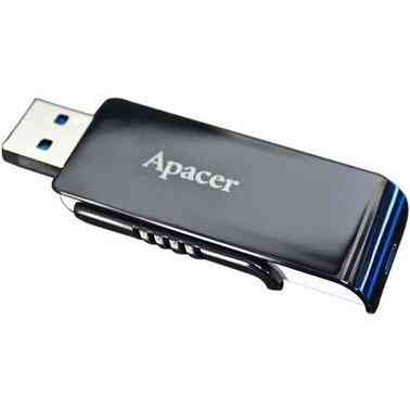 Флешка Apacer USB накопичувач 3.0 AH350 128Gb, колір чорний AP128GAH350B-1 Одеса
